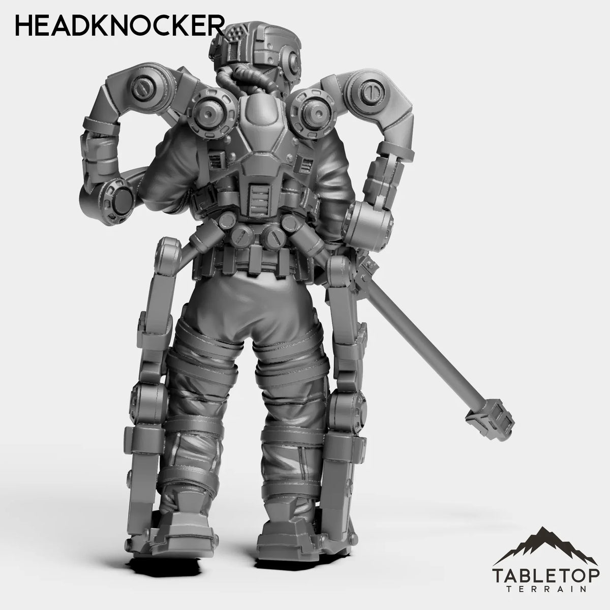 Tabletop Terrain Miniature Head Knocker - Endoskeleton Soldiers