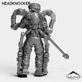 Tabletop Terrain Miniature Head Knocker - Endoskeleton Soldiers
