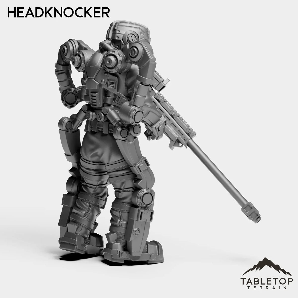 Tabletop Terrain Miniature Head Knocker - Endoskeleton Soldiers