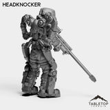 Tabletop Terrain Miniature Head Knocker - Endoskeleton Soldiers
