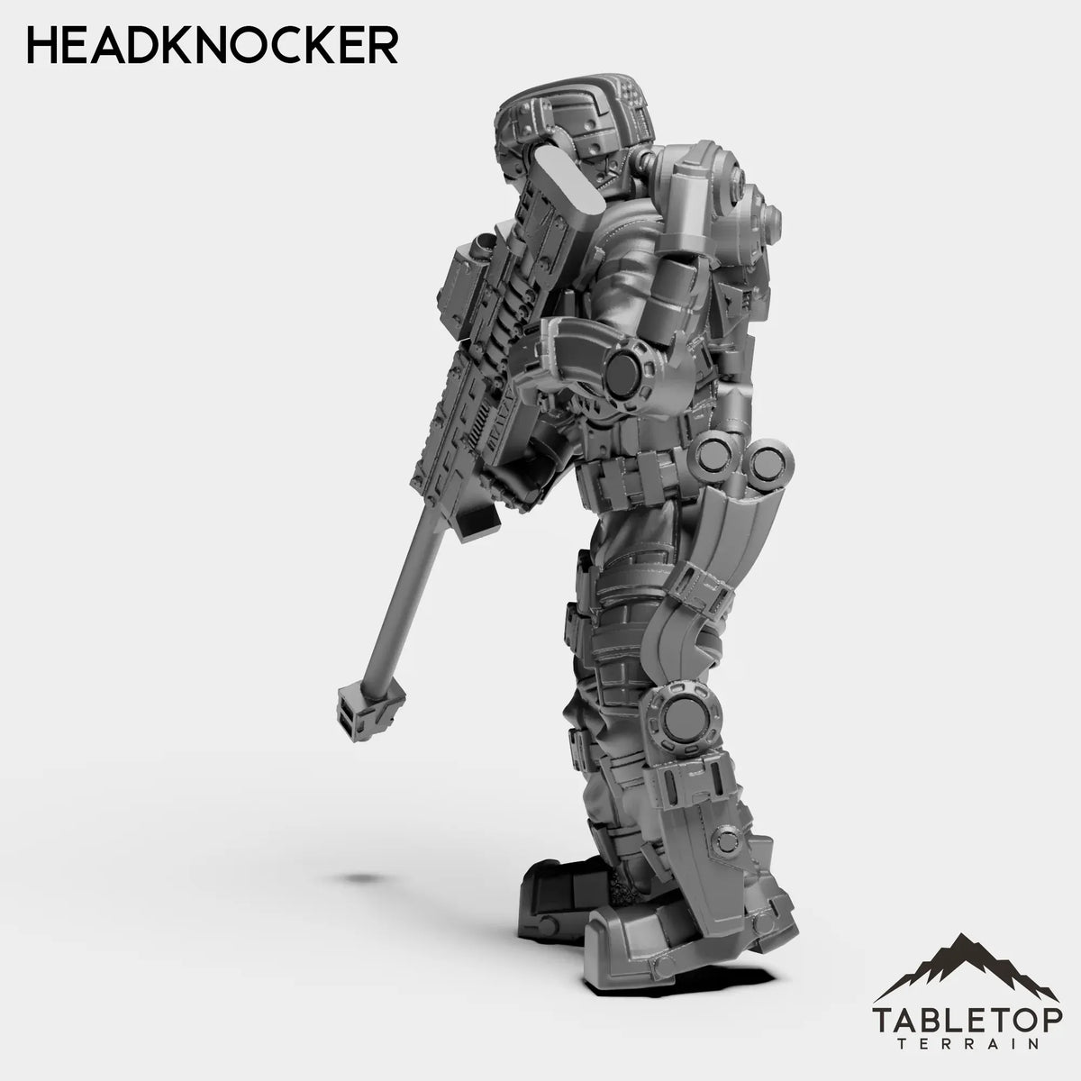Tabletop Terrain Miniature Head Knocker - Endoskeleton Soldiers