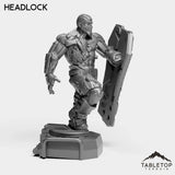 Tabletop Terrain Miniature Headlock - Metal Slammers