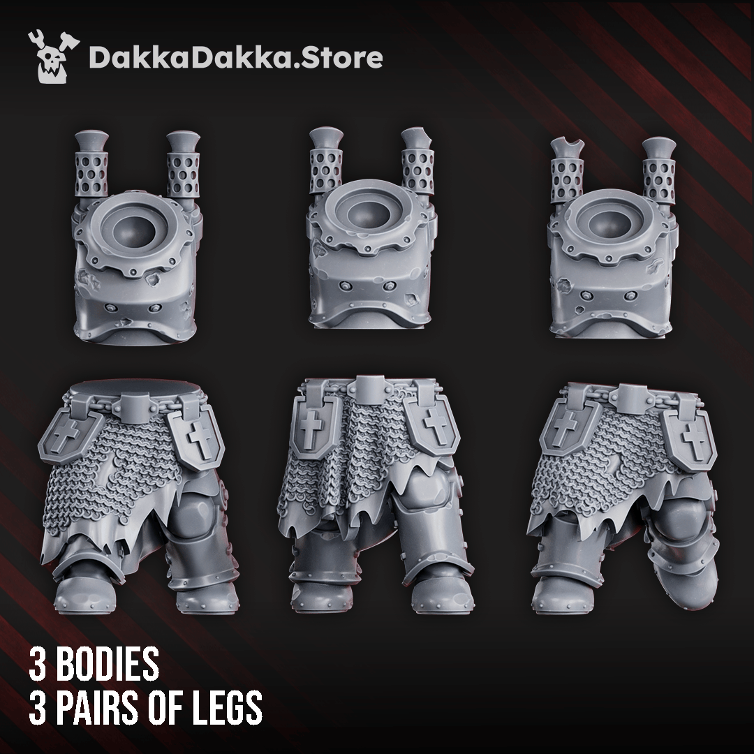 Tabletop Terrain Miniature Heavy Bogatyr Squad (build-kit)