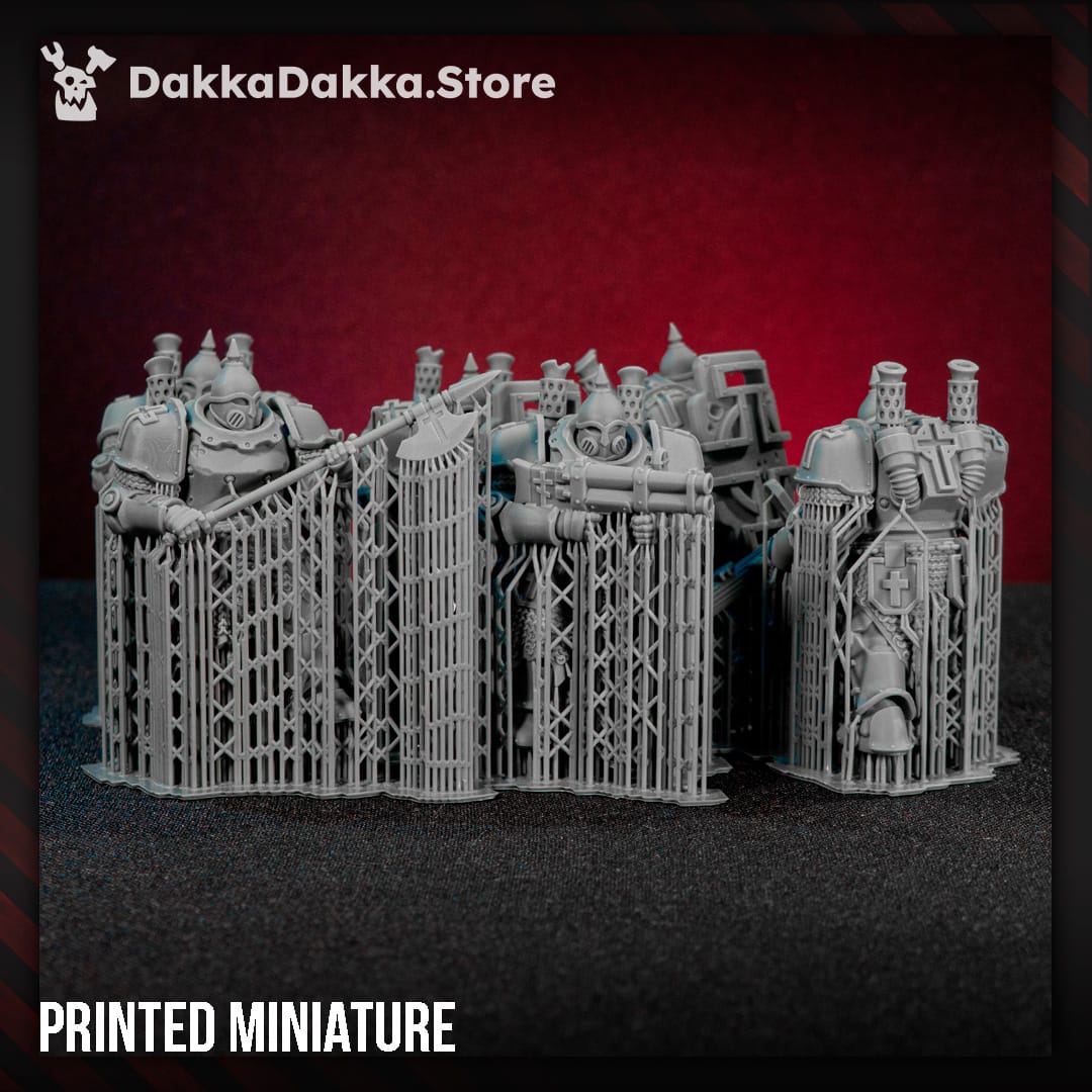 Tabletop Terrain Miniature Heavy Bogatyr Squad (build-kit)