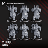 Tabletop Terrain Miniature Heavy Bogatyr Squad (build-kit)