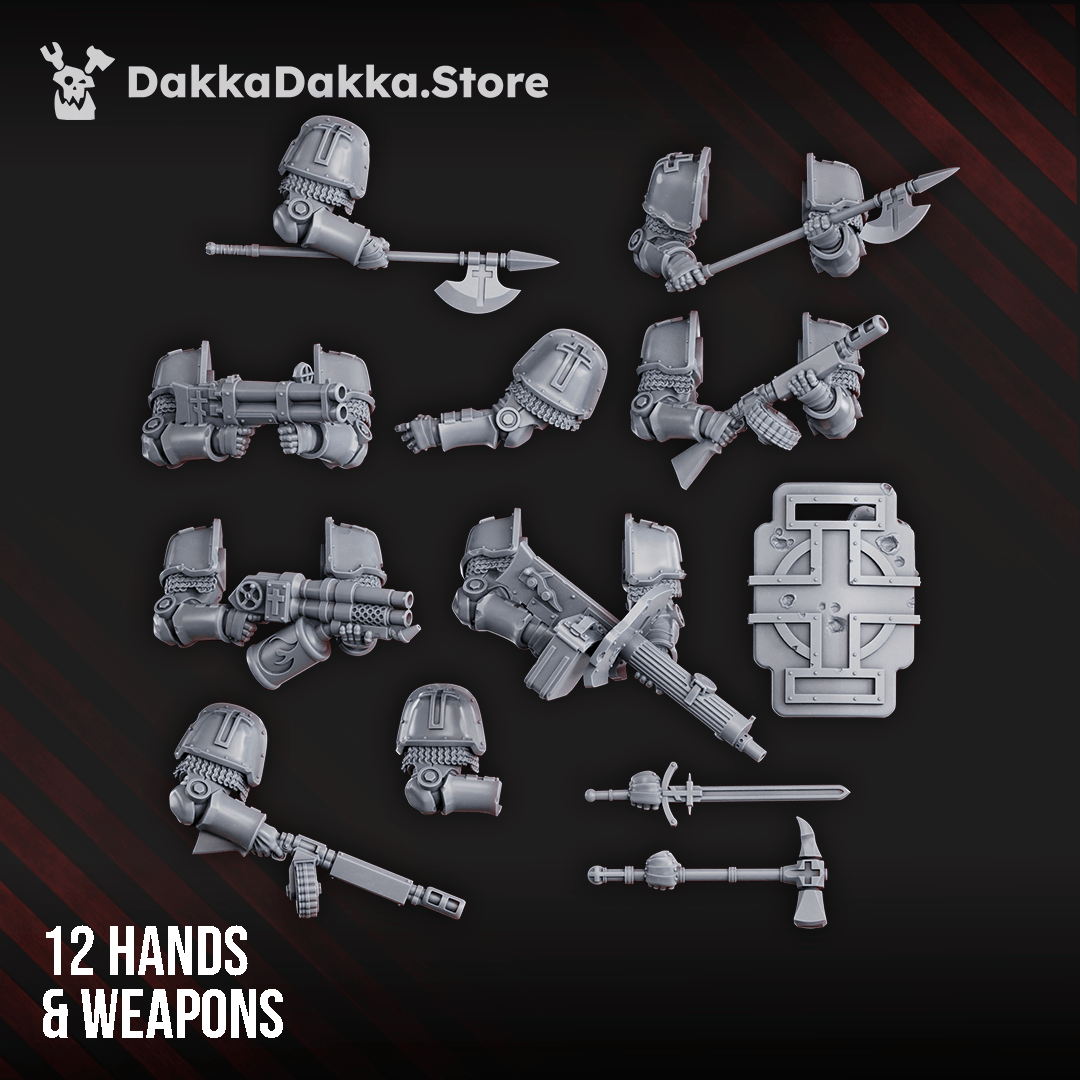 Tabletop Terrain Miniature Heavy Bogatyr Squad (build-kit)