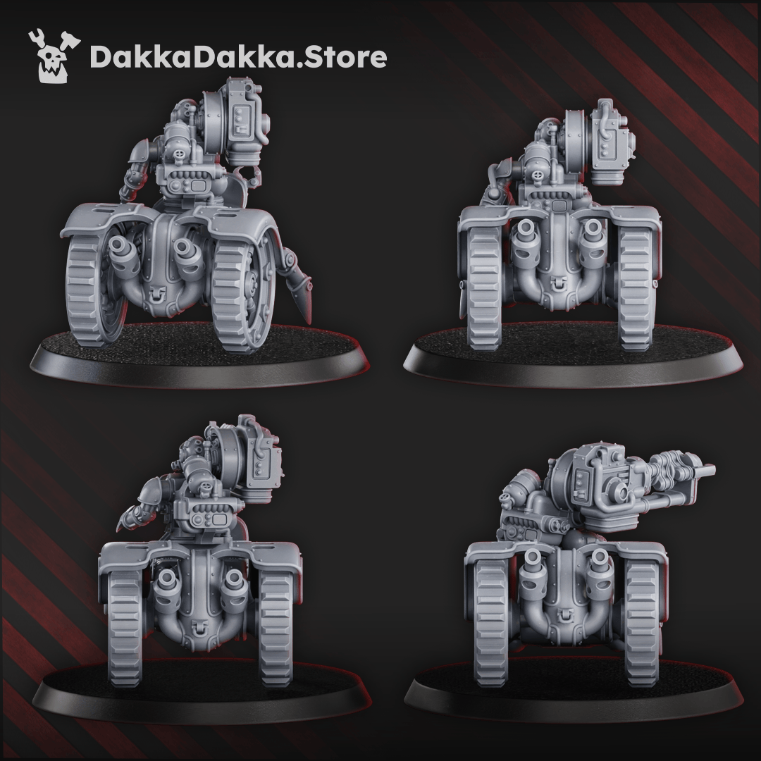 Tabletop Terrain Miniature Heavy Mechtaurs Squad (x4)