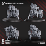 Tabletop Terrain Miniature Heavy Mechtaurs Squad (x4)