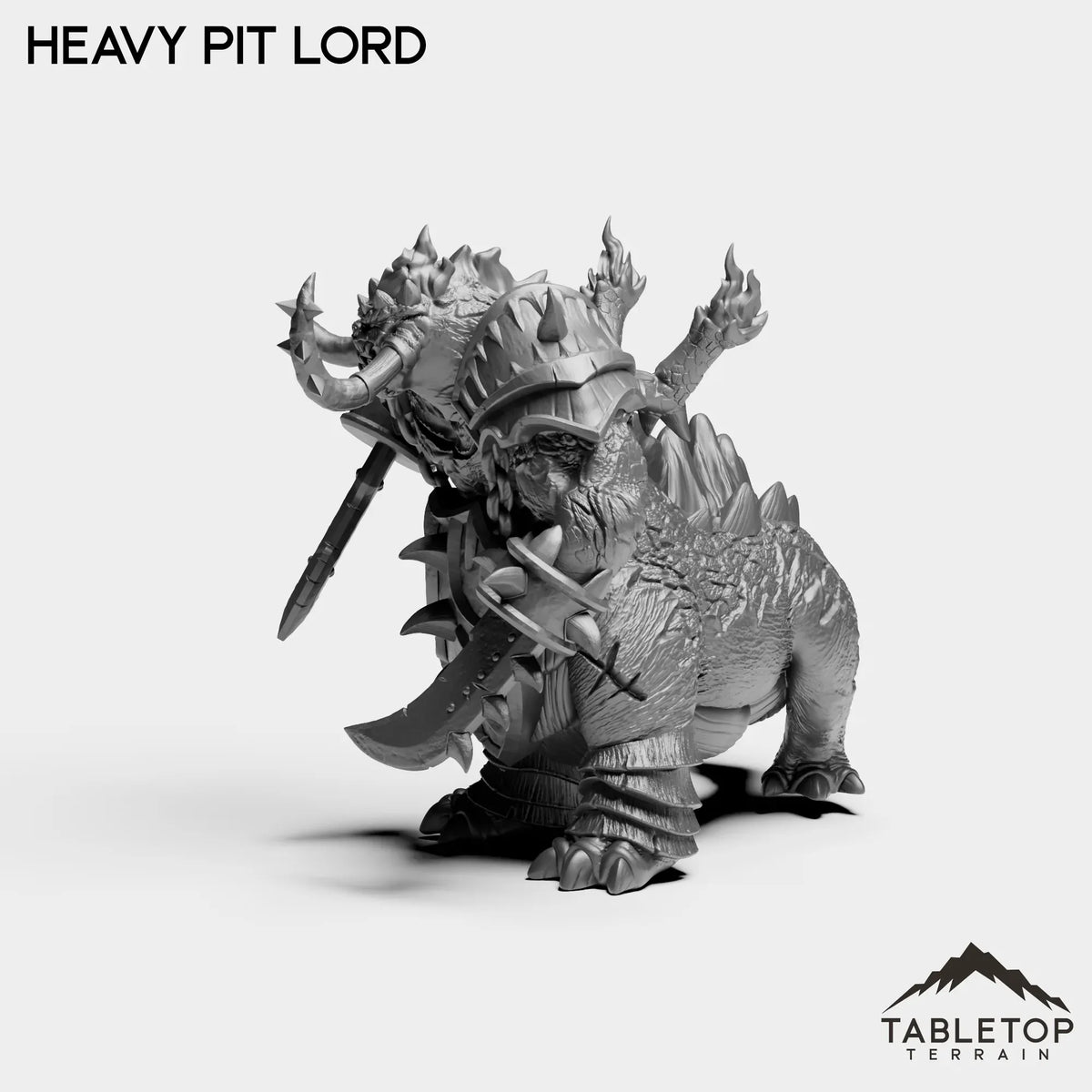 Tabletop Terrain Miniature Heavy Pit Lord