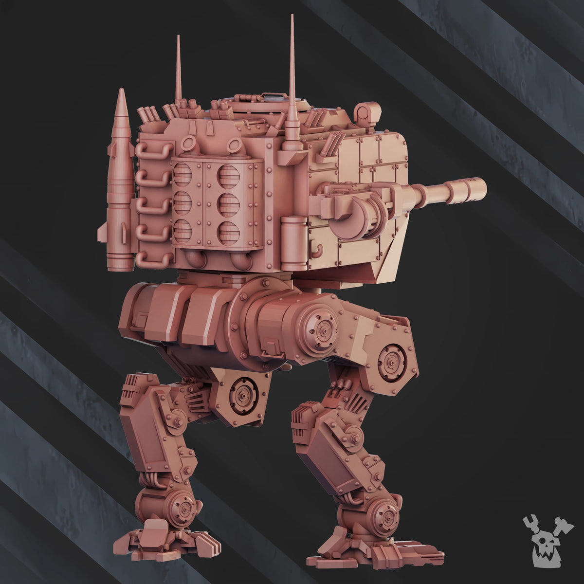 Tabletop Terrain Miniature Heavy Stomper Mech "Polar Bear" PB-180