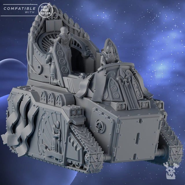 Tabletop Terrain Miniature Heavy Tank Preacher