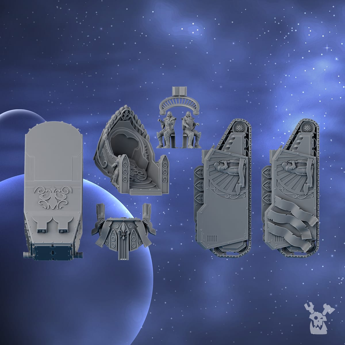 Tabletop Terrain Miniature Heavy Tank Preacher