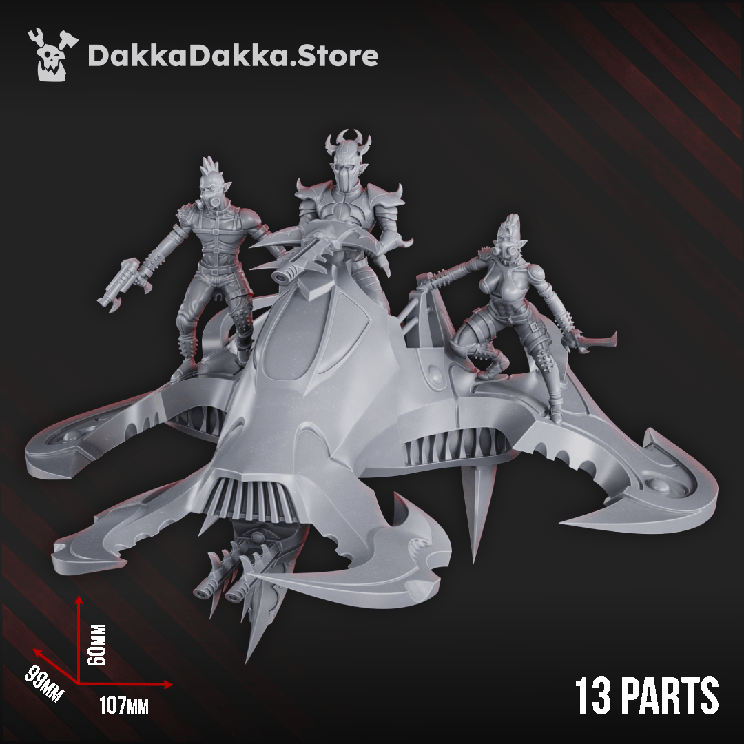 Tabletop Terrain Miniature Heavy Turbo Bike