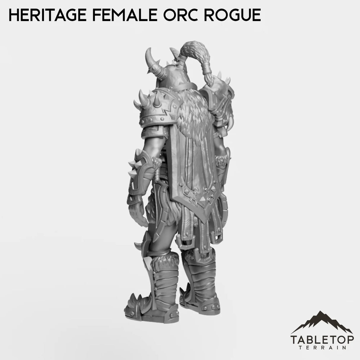 Tabletop Terrain Miniature Heritage Female Orc Rogue