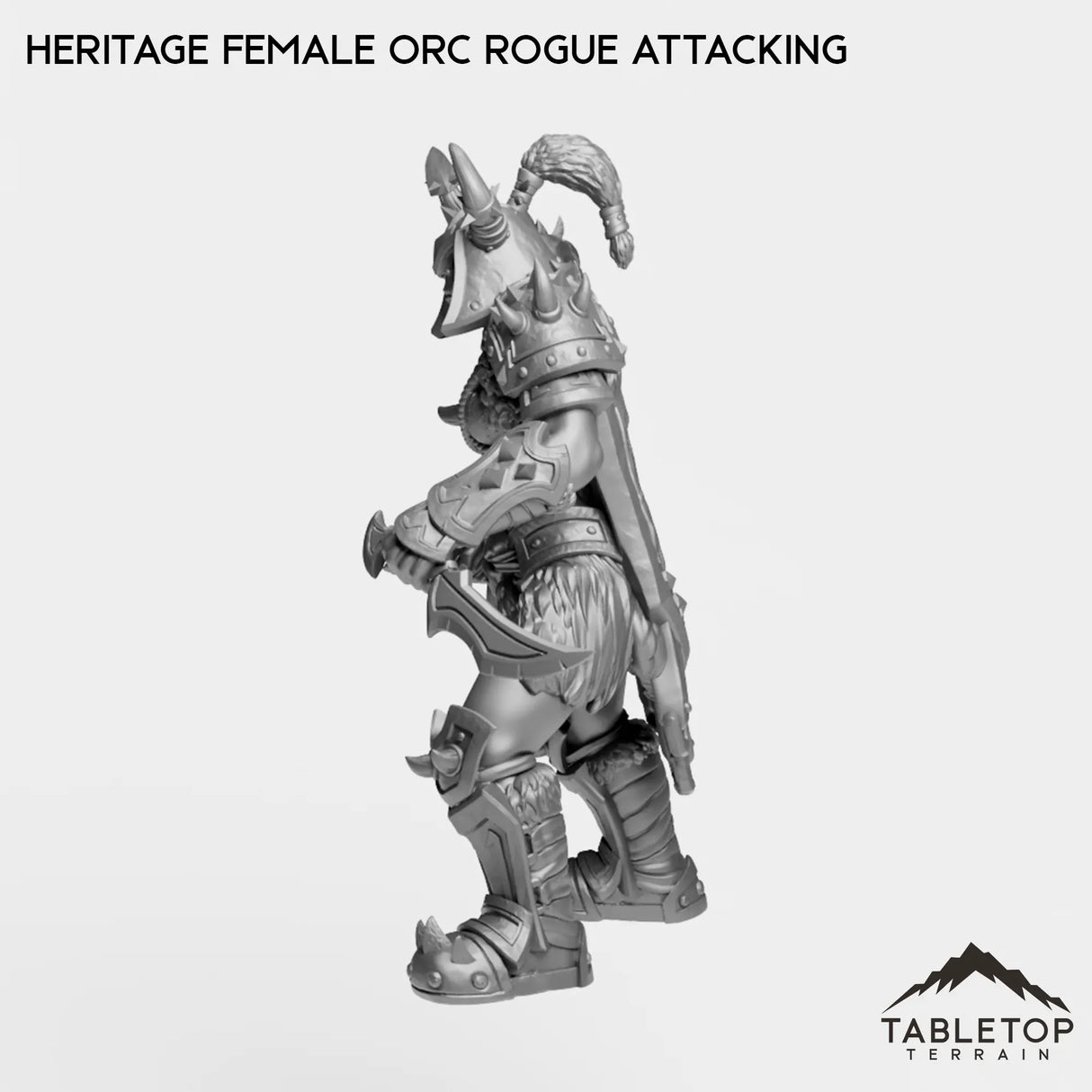 Tabletop Terrain Miniature Heritage Female Orc Rogue