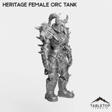 Tabletop Terrain Miniature Heritage Female Orc Tank