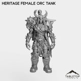Tabletop Terrain Miniature Heritage Female Orc Tank Heritage Female Orc Tank