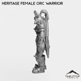 Tabletop Terrain Miniature Heritage Female Orc Warrior