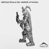Tabletop Terrain Miniature Heritage Female Orc Warrior
