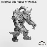 Tabletop Terrain Miniature Heritage Orc Rogue