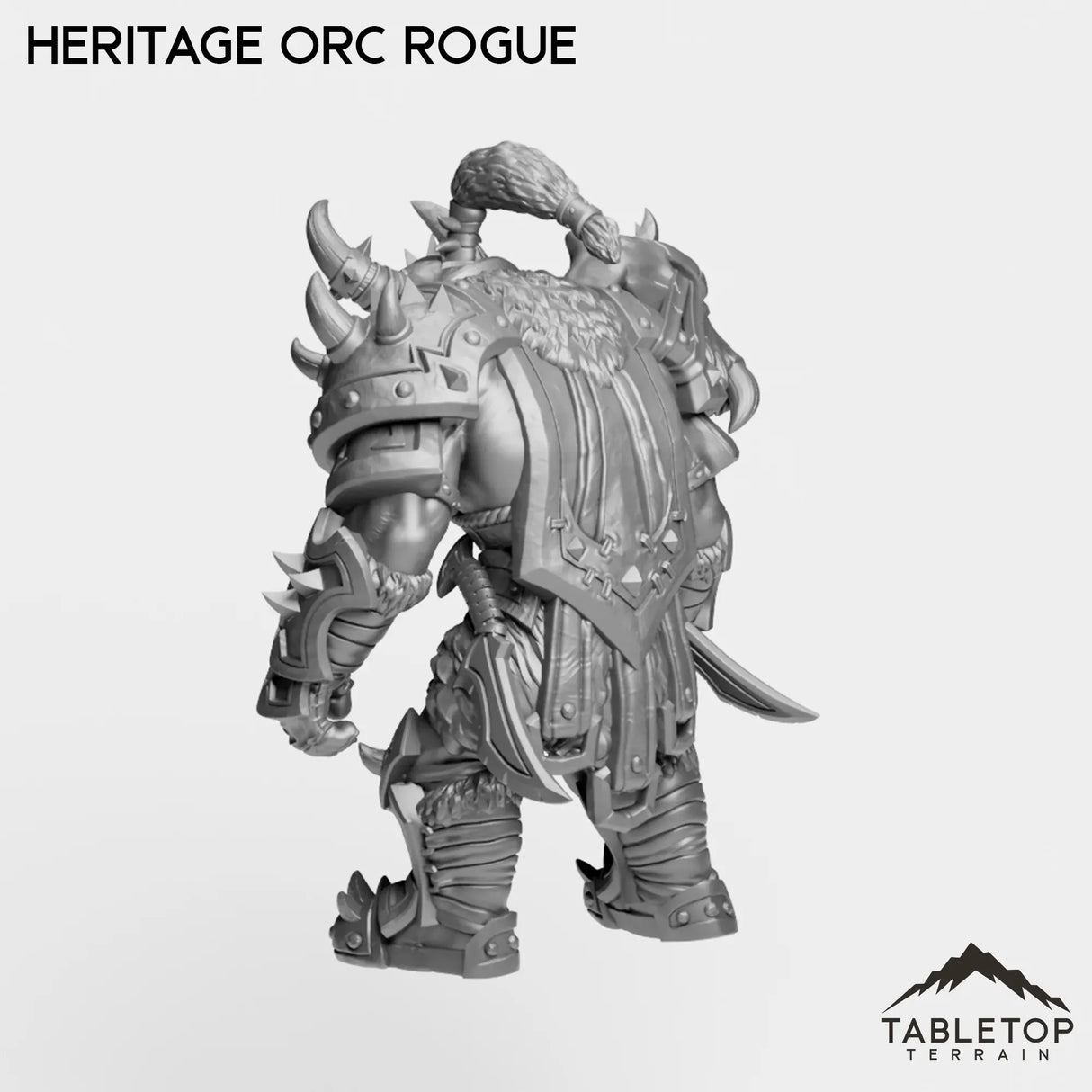 Tabletop Terrain Miniature Heritage Orc Rogue