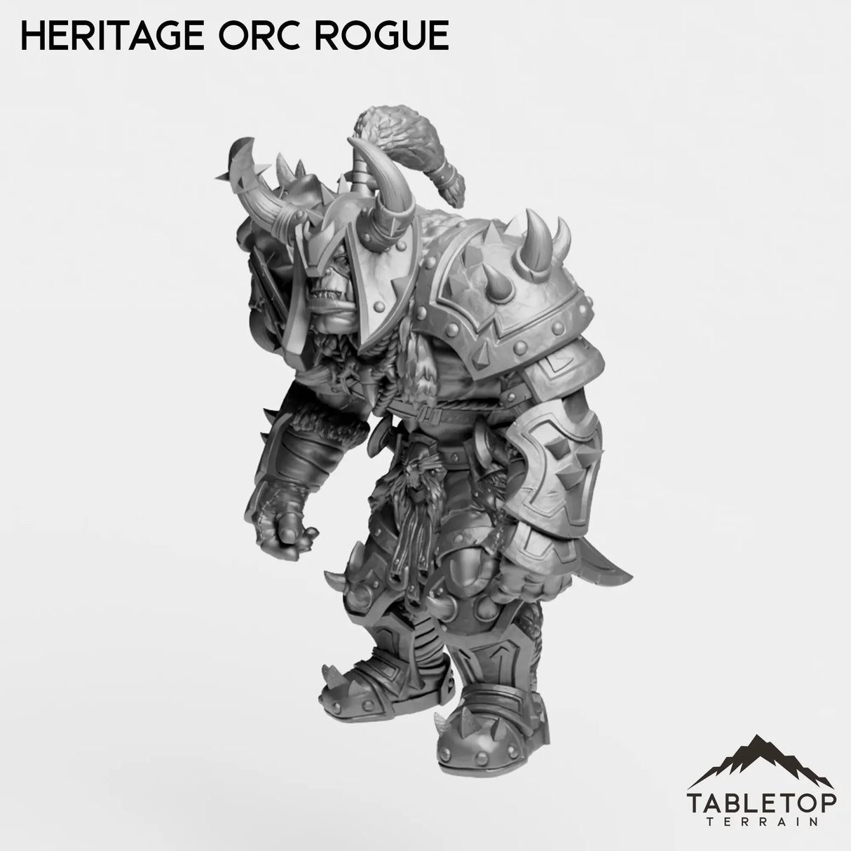 Tabletop Terrain Miniature Heritage Orc Rogue