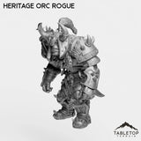 Tabletop Terrain Miniature Heritage Orc Rogue