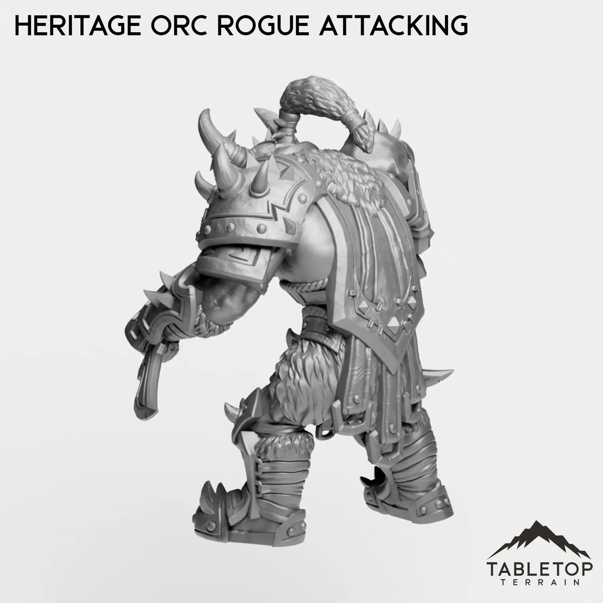 Tabletop Terrain Miniature Heritage Orc Rogue