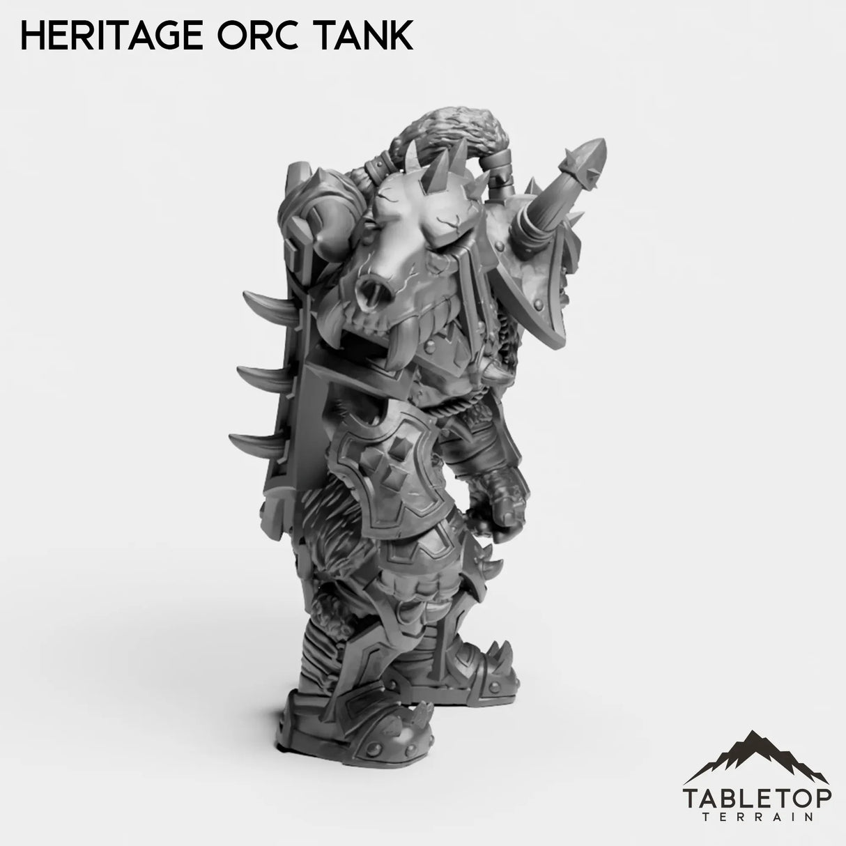 Tabletop Terrain Miniature Heritage Orc Tank