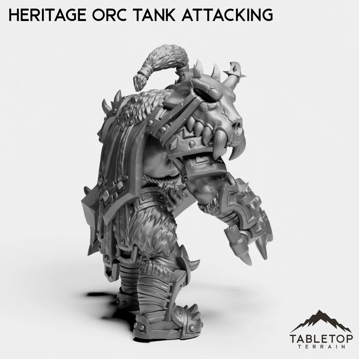Tabletop Terrain Miniature Heritage Orc Tank