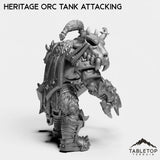Tabletop Terrain Miniature Heritage Orc Tank
