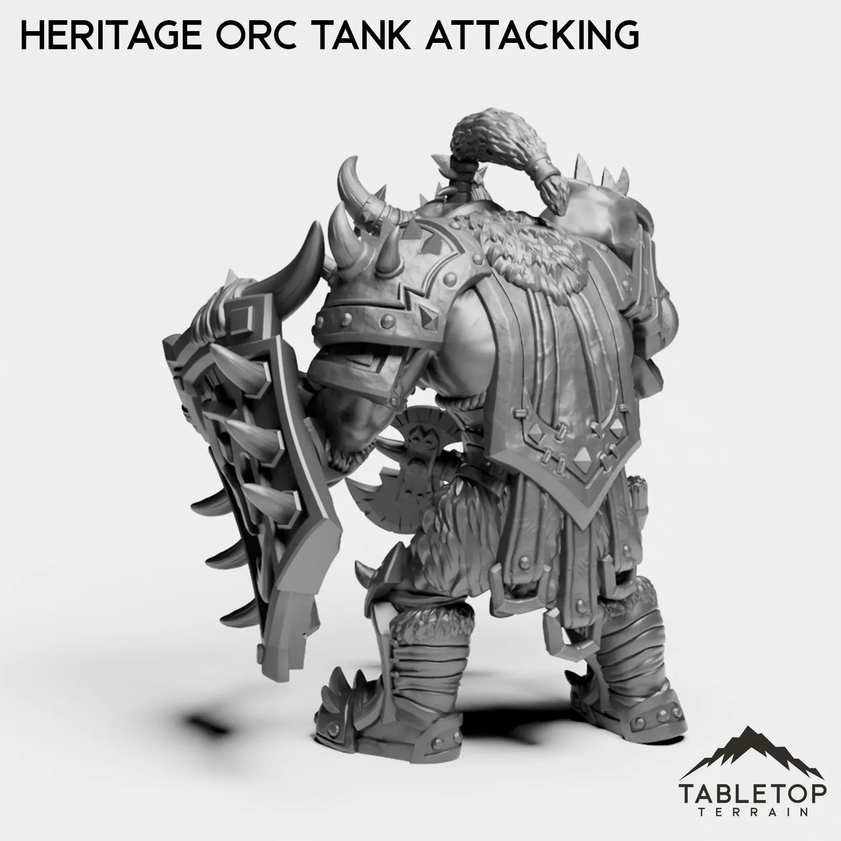 Tabletop Terrain Miniature Heritage Orc Tank
