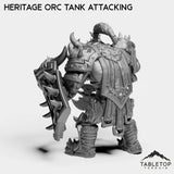 Tabletop Terrain Miniature Heritage Orc Tank