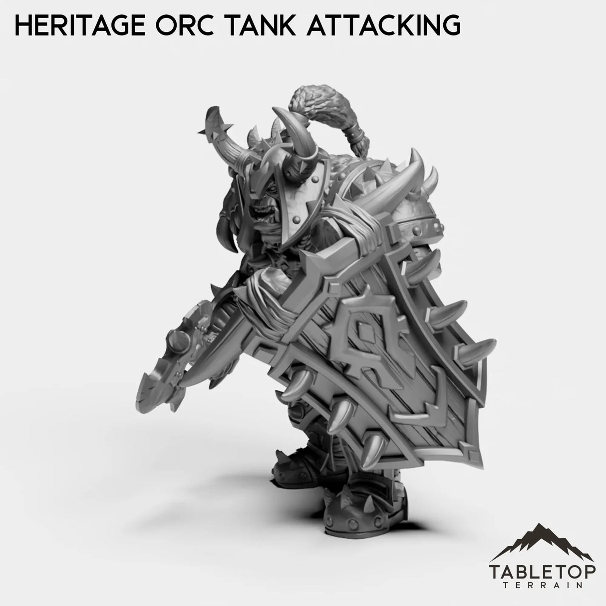 Tabletop Terrain Miniature Heritage Orc Tank