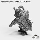 Tabletop Terrain Miniature Heritage Orc Tank