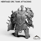 Tabletop Terrain Miniature Heritage Orc Tank