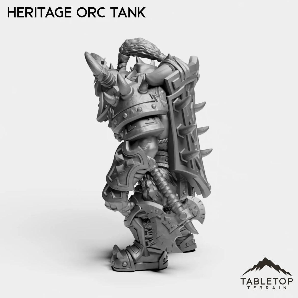 Tabletop Terrain Miniature Heritage Orc Tank