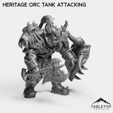 Tabletop Terrain Miniature Heritage Orc Tank