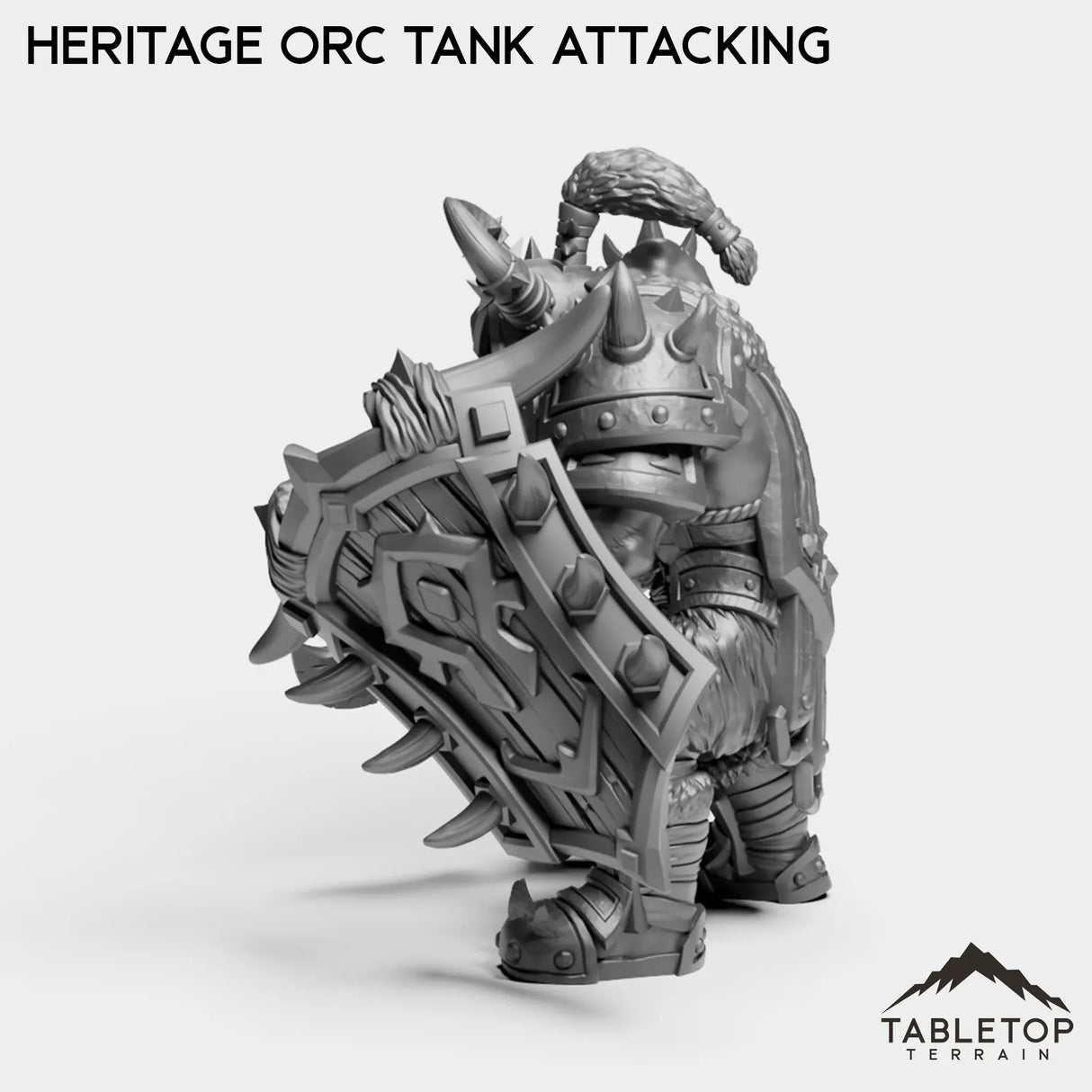 Tabletop Terrain Miniature Heritage Orc Tank
