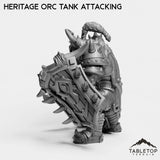 Tabletop Terrain Miniature Heritage Orc Tank