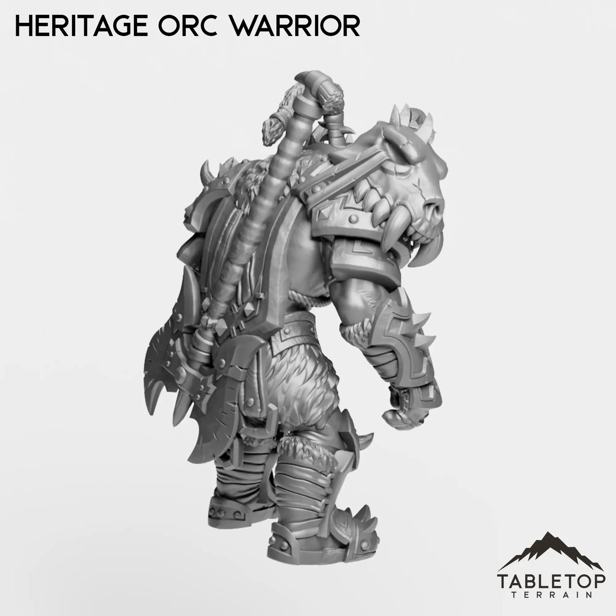 Tabletop Terrain Miniature Heritage Orc Warrior