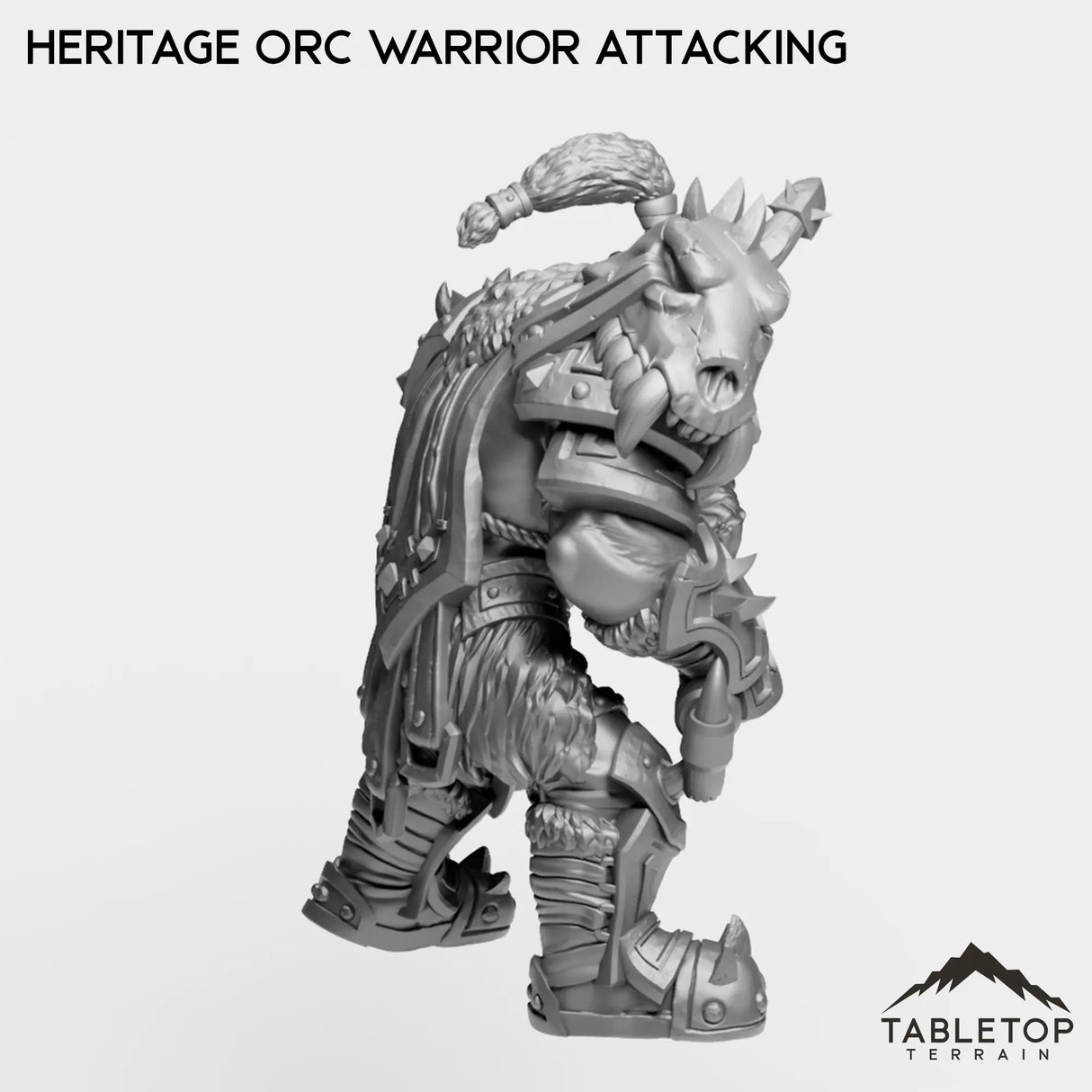 Tabletop Terrain Miniature Heritage Orc Warrior