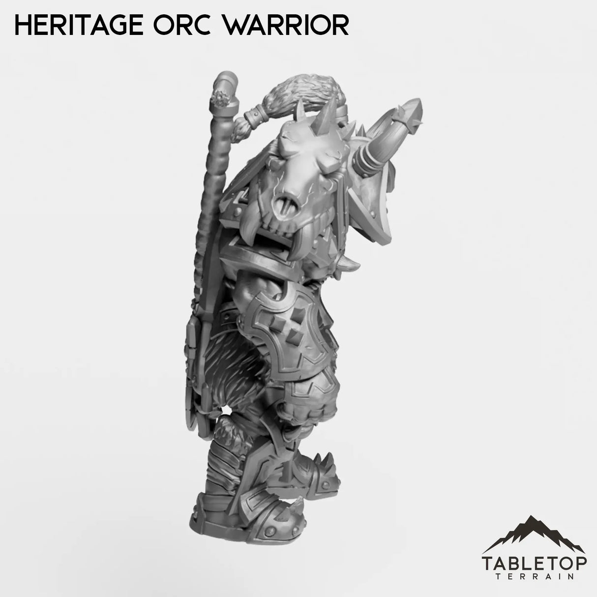 Tabletop Terrain Miniature Heritage Orc Warrior