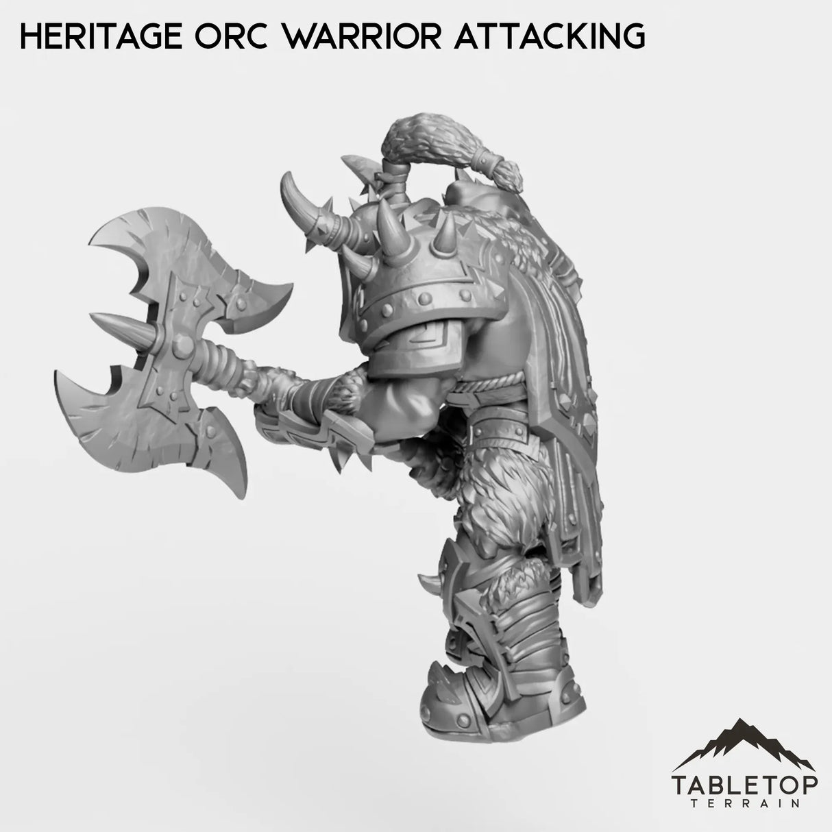 Tabletop Terrain Miniature Heritage Orc Warrior