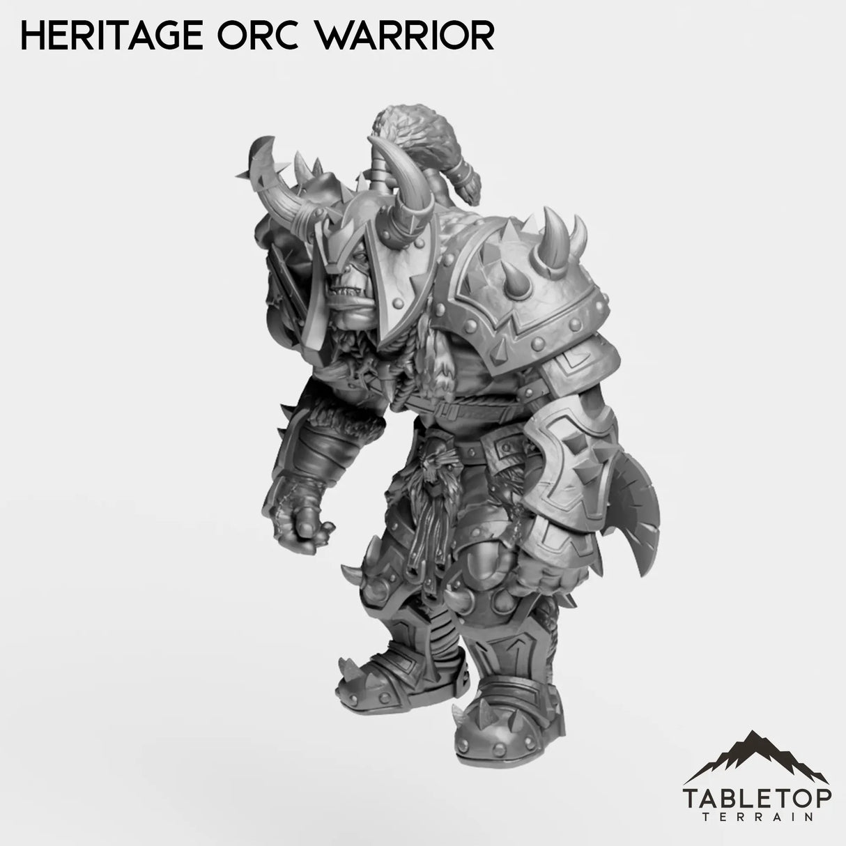 Tabletop Terrain Miniature Heritage Orc Warrior