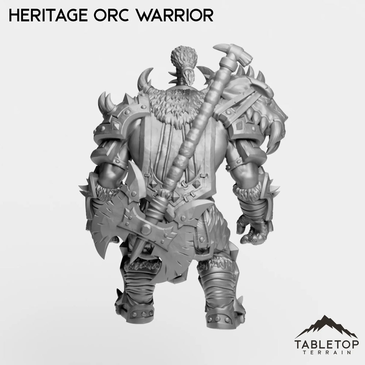 Tabletop Terrain Miniature Heritage Orc Warrior