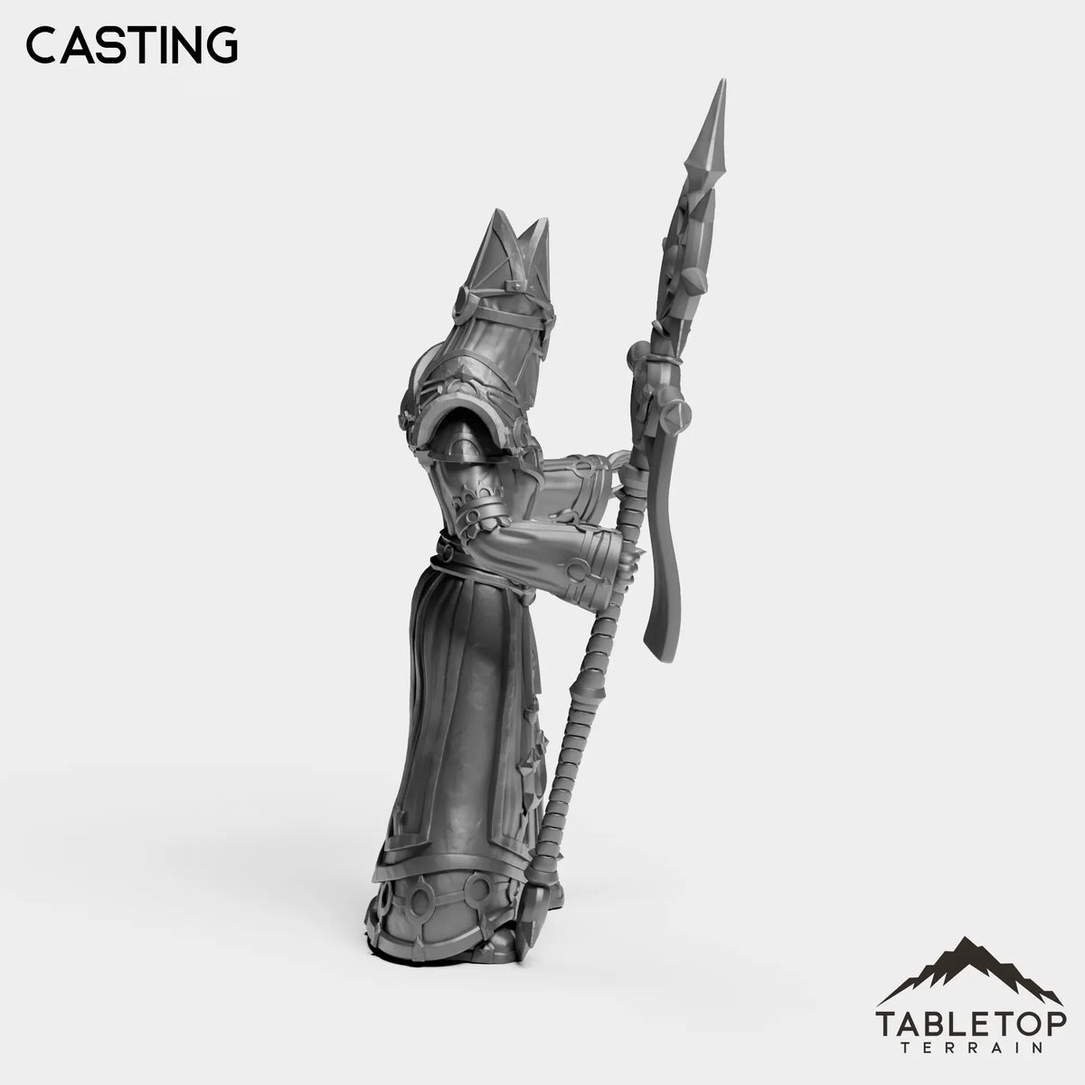 Tabletop Terrain Miniature Highland Caster Female