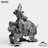 Tabletop Terrain Miniature Highland Caster Female