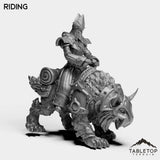 Tabletop Terrain Miniature Highland Caster Female