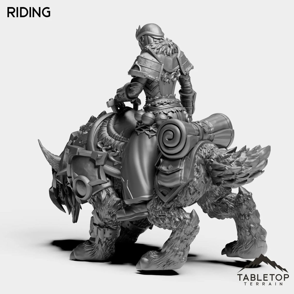 Tabletop Terrain Miniature Highland Hunter Female